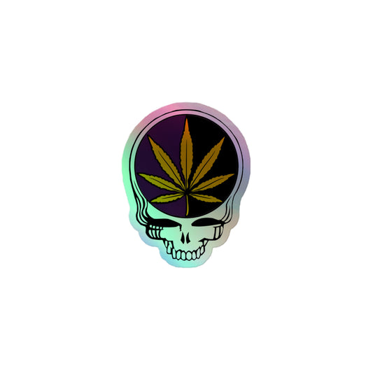 Roaring Deadhead Holographic Sticker