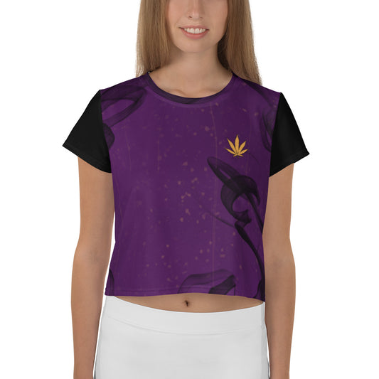 420s Lounge Gold Leaf Crop Tee