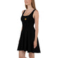 Gold Leaf Skater Dress