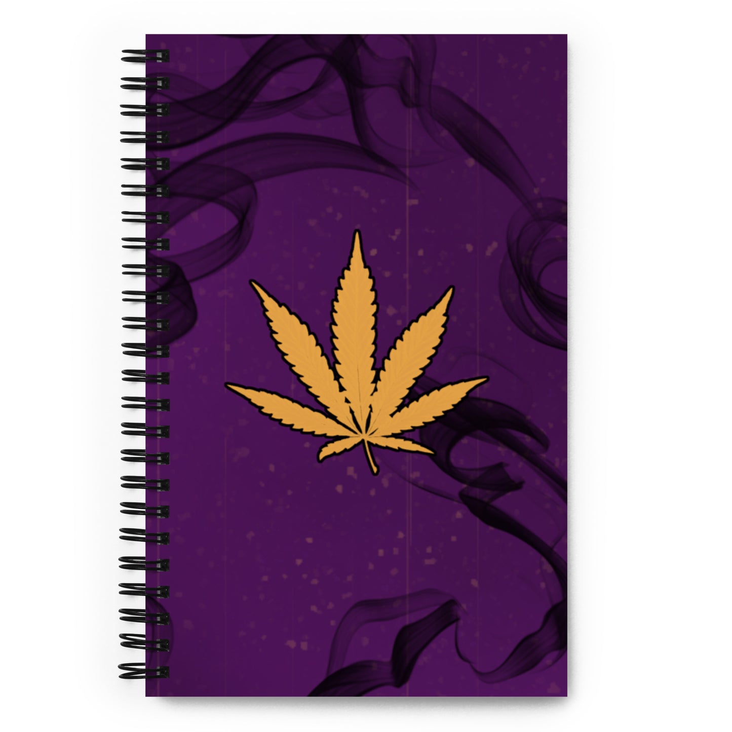 Gold Leaf Spiral Notebook