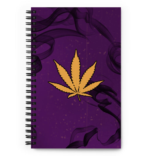 Gold Leaf Spiral Notebook